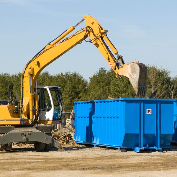 can i rent a residential dumpster for a construction project in Teays Valley